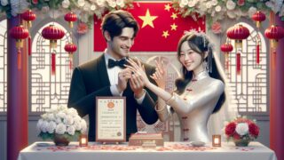 中国　結婚式　体験