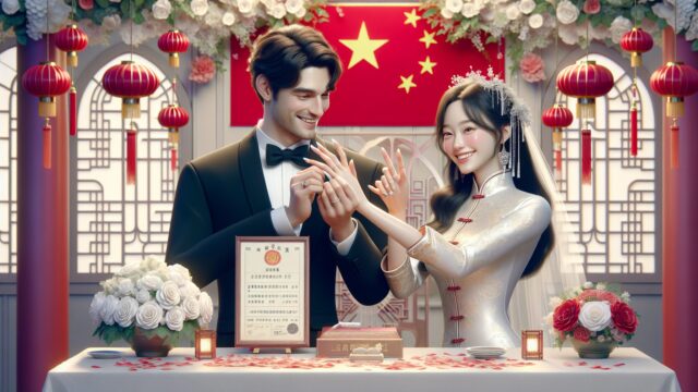 中国　結婚式　体験